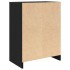 Zapatero de madera de roble negro 57x34x76