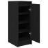 Zapatero de madera de roble negro 29,5x34x76