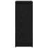 Zapatero de madera de roble negro 29,5x34x76