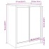 Zapatero Artisan Roble 57x34x76 cm Madera de