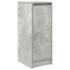 Zapatero gris hormigón 29,5x34x76 cm madera de