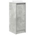 Zapatero gris hormigón 29,5x34x76 cm madera de