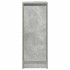 Zapatero gris hormigón 29,5x34x76 cm madera de