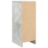 Zapatero gris hormigón 29,5x34x76 cm madera de