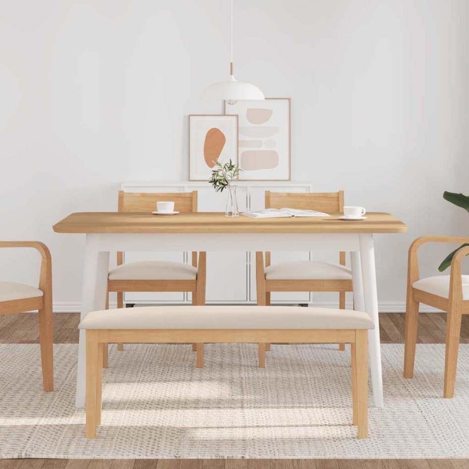 Banco 110 cm Madera Maciza