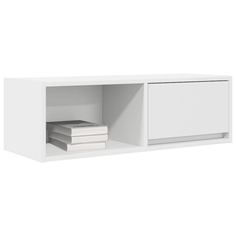 Muebles de TV 2 uds Blanco 80x31x25,5 cm Madera de