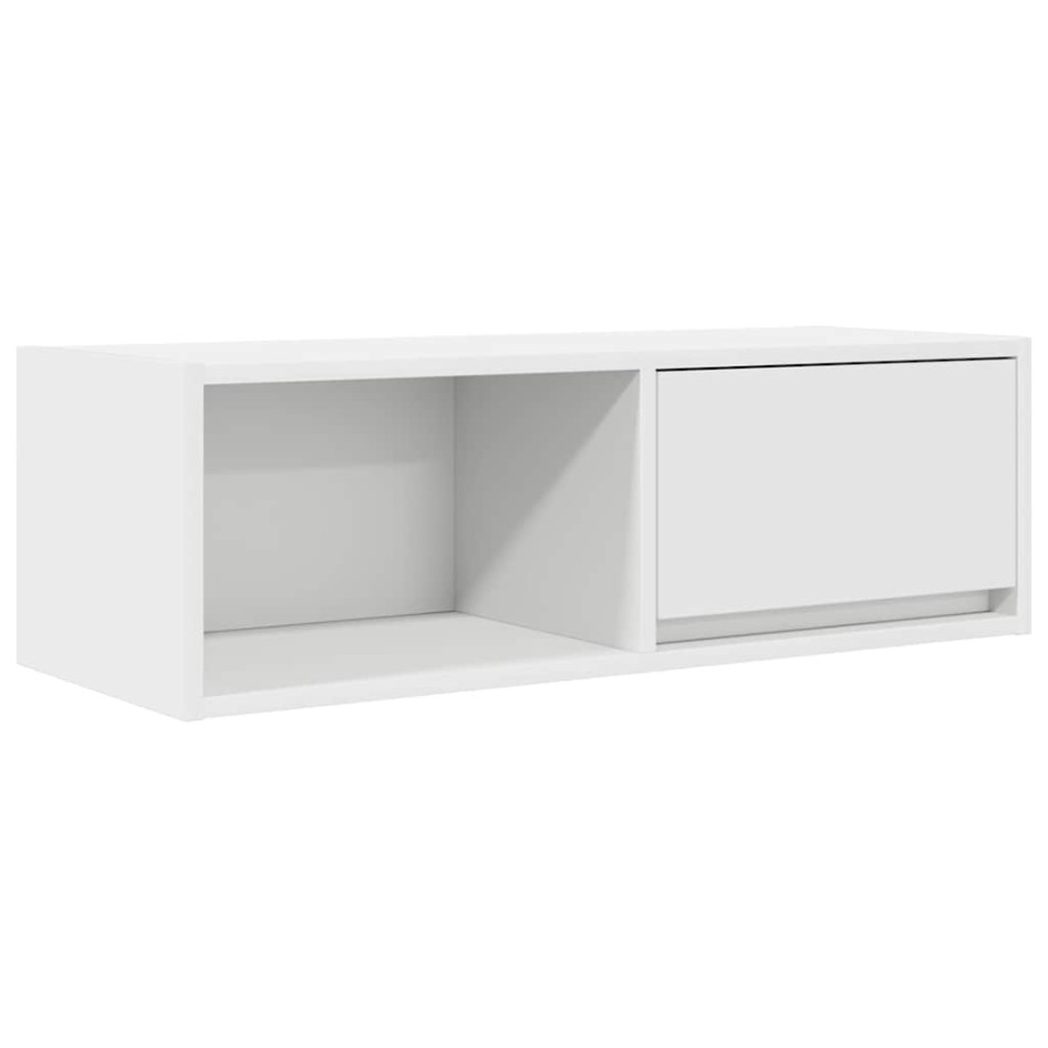Muebles de TV 2 uds Blanco 80x31x25,5 cm Madera de