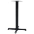 Pata de mesa de bistró negra 56x56x72 cm de hierro