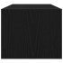 Muebles de TV 2 uds Roble Negro 80x31x25,5 cm Madera