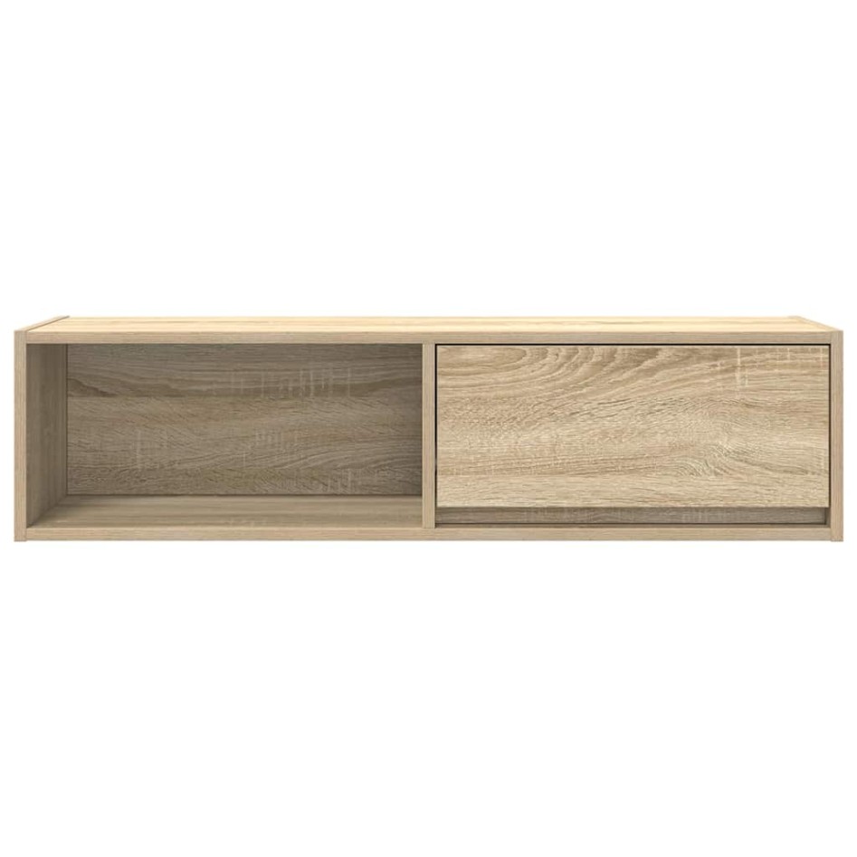Mueble de TV de roble Sonoma 100x31x25,5cm Madera de
