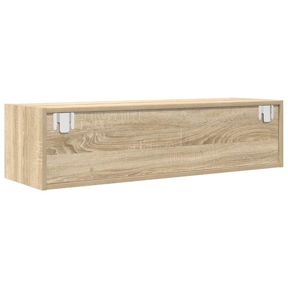 Mueble de TV de roble Sonoma 100x31x25,5cm Madera de