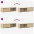 Mueble de TV de roble Sonoma 100x31x25,5cm Madera de