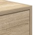 Mueble de TV de roble Sonoma 100x31x25,5cm Madera de