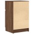 Mesitas de noche 2 uds madera roble marrón 39x35x65
