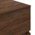 Mesitas de noche 2 uds madera roble marrón 39x35x65
