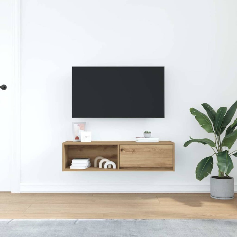 Mueble para TV madera de ingeniería roble artisan