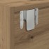 Mueble para TV madera de ingeniería roble artisan