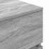 Mesitas de noche 2 uds madera contrachapada gris 39x35x65