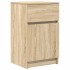 Mesitas noche 2 uds madera ingeniería roble Sonoma 39x35x65