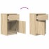 Mesitas noche 2 uds madera ingeniería roble Sonoma 39x35x65