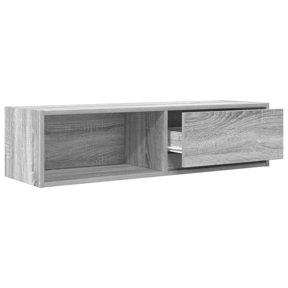 Muebles de TV 2 uds madera ingeniería gris Sonoma