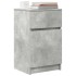 Mesitas de noche 2 uds madera contrachapada gris 39x35x65