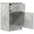 Mesitas de noche 2 uds madera contrachapada gris 39x35x65