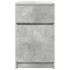 Mesitas de noche 2 uds madera contrachapada gris 39x35x65