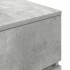 Mesitas de noche 2 uds madera contrachapada gris 39x35x65