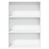 Estantería de madera de ingeniería blanca 80x30x114