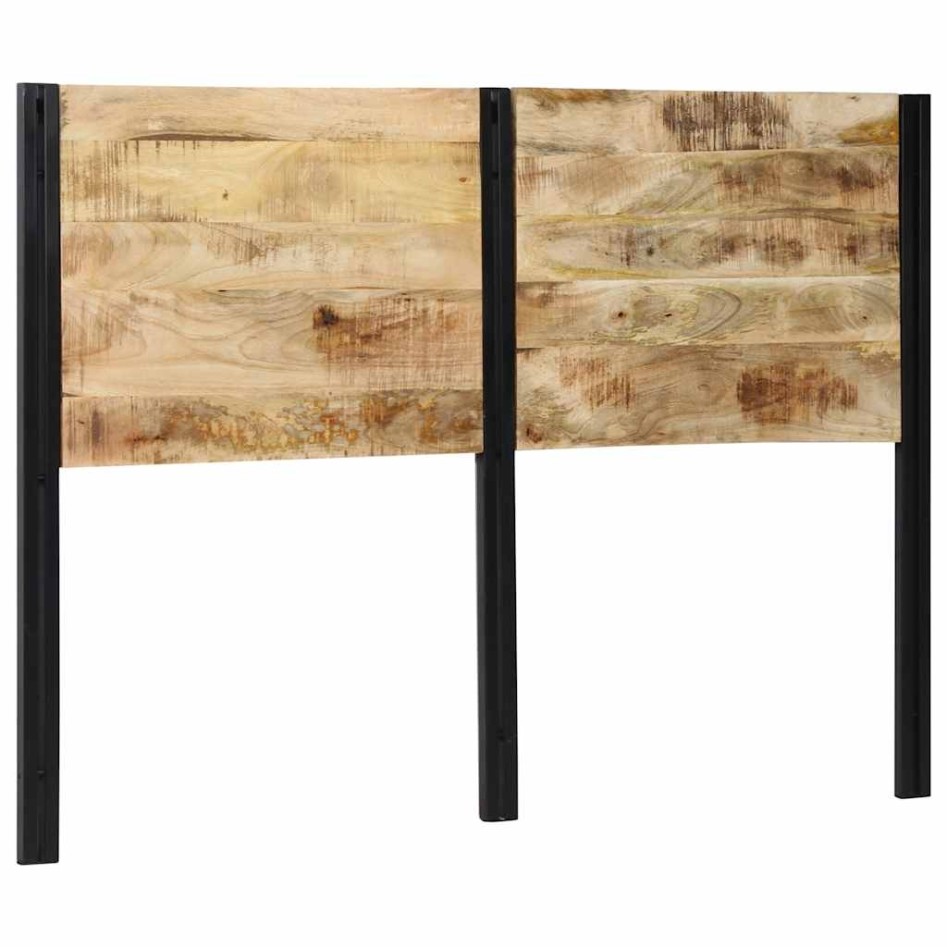 Cabecero 140 cm Madera Maciza Mango y