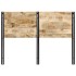 Cabecero 140 cm Madera Maciza Mango y