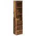 Aparador de madera vieja 37,5x35x180 cm Madera de