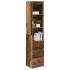 Aparador de madera vieja 37,5x35x180 cm Madera de