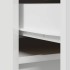 Aparador alto blanco 37,5x35x180 cm madera de