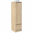 Aparador alto roble Sonoma 29,5x34x119,5cm madera de