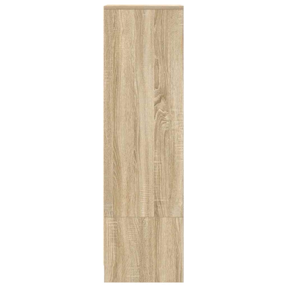 Aparador alto roble Sonoma 29,5x34x119,5cm madera de