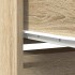 Aparador alto roble Sonoma 29,5x34x119,5cm madera de