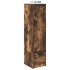 Aparador alto roble ahumado 29,5x34x119,5 cm Madera