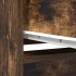 Aparador alto roble ahumado 29,5x34x119,5 cm Madera