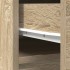 Aparador alto roble Sonoma 37,5x35x180 cm madera de