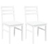 Sillas de comedor 2 unidades madera maciza de caucho