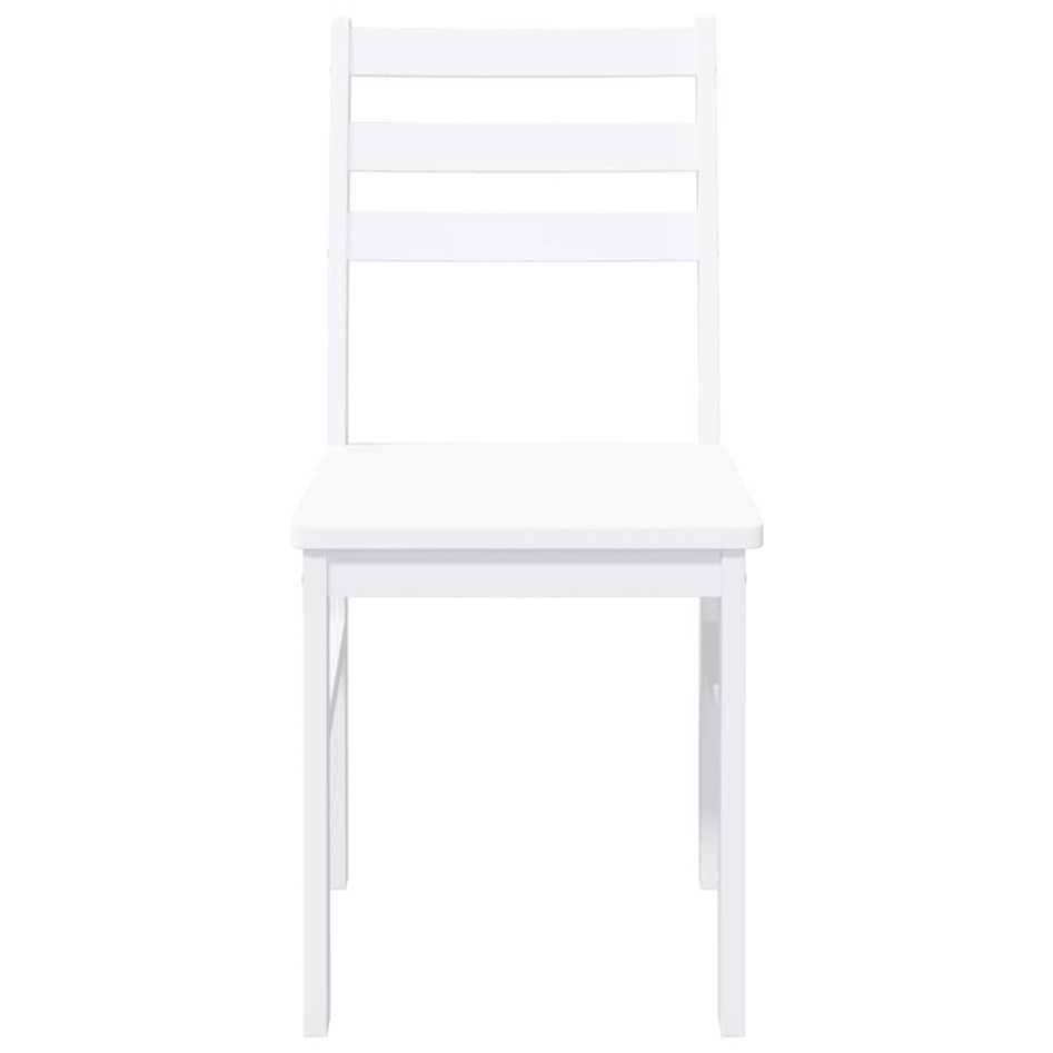 Sillas de comedor 2 unidades madera maciza de caucho