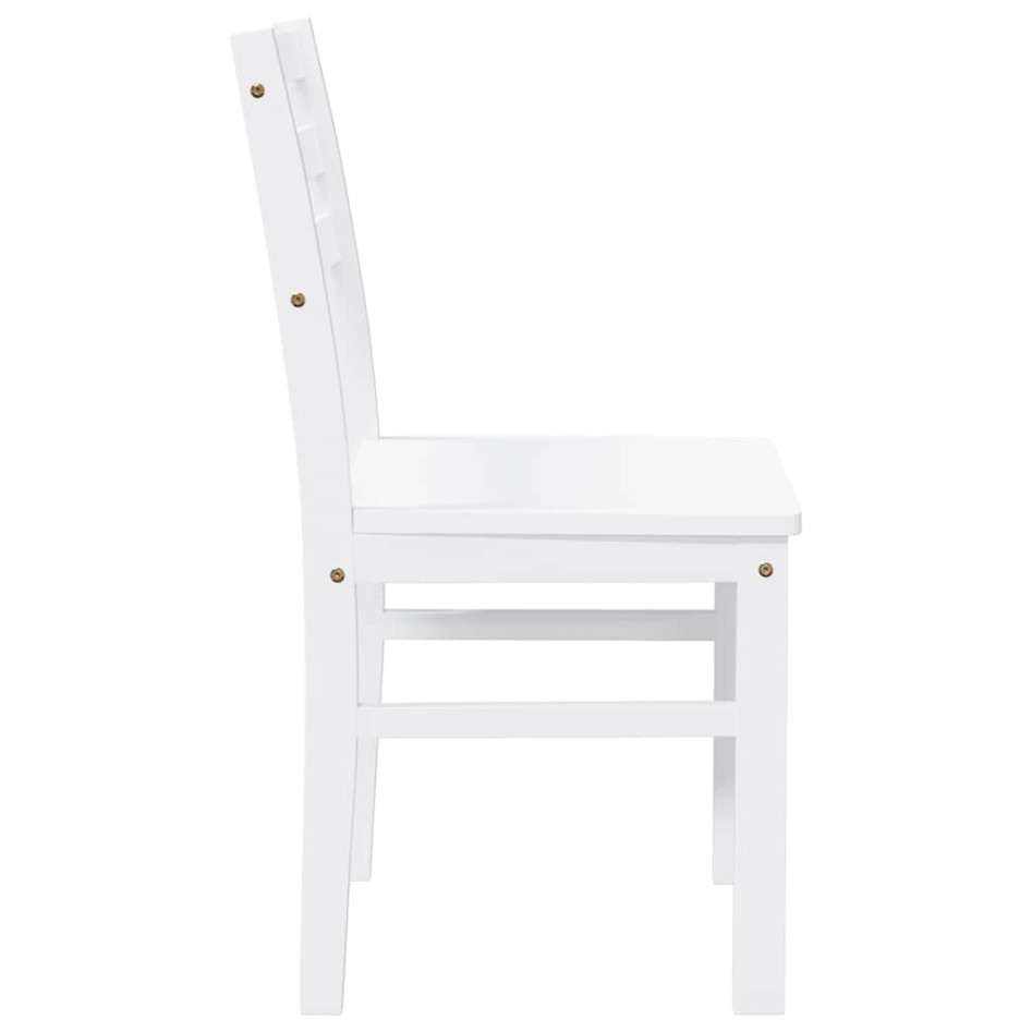 Sillas de comedor 2 unidades madera maciza de caucho