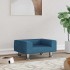 Cama para perros de terciopelo azul 50x40x26,5