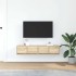 Muebles de TV 2 uds madera ingeniería roble Sonoma