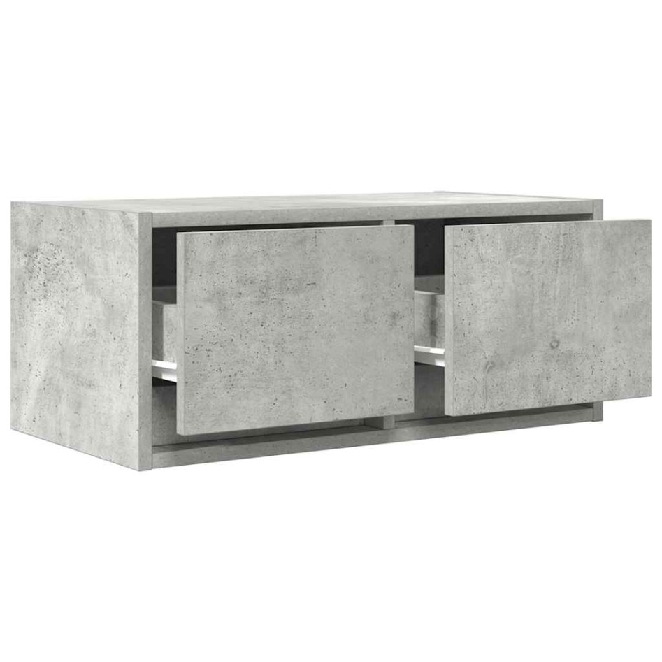 Muebles de TV 2uds madera ingeniería gris hormigón