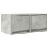 Muebles de TV 2uds madera ingeniería gris hormigón
