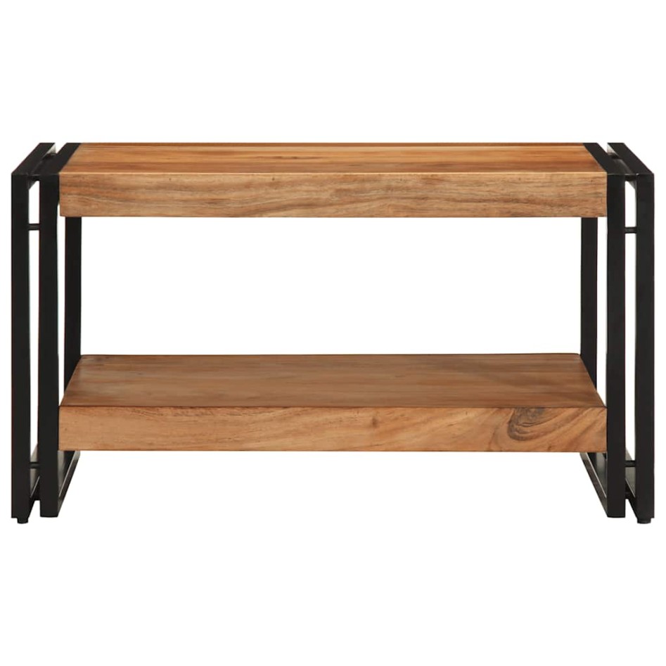 Mesa de centro madera maciza de acacia 70x50x38