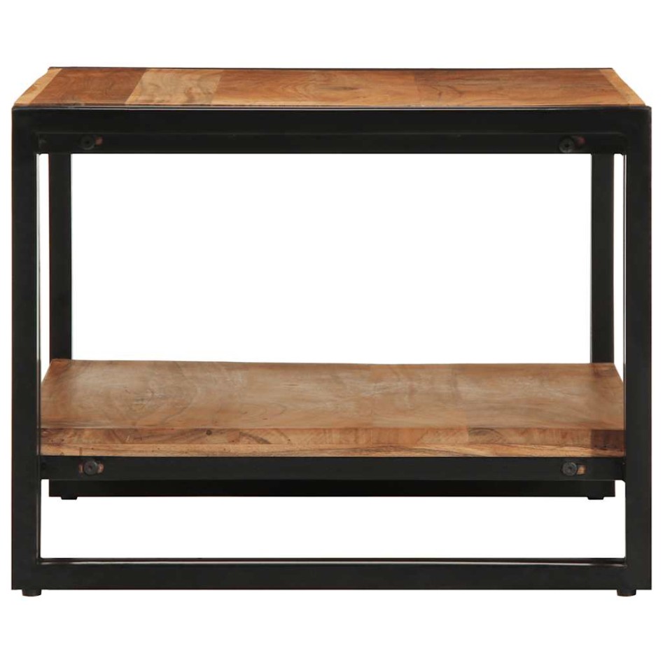 Mesa de centro madera maciza de acacia 70x50x38